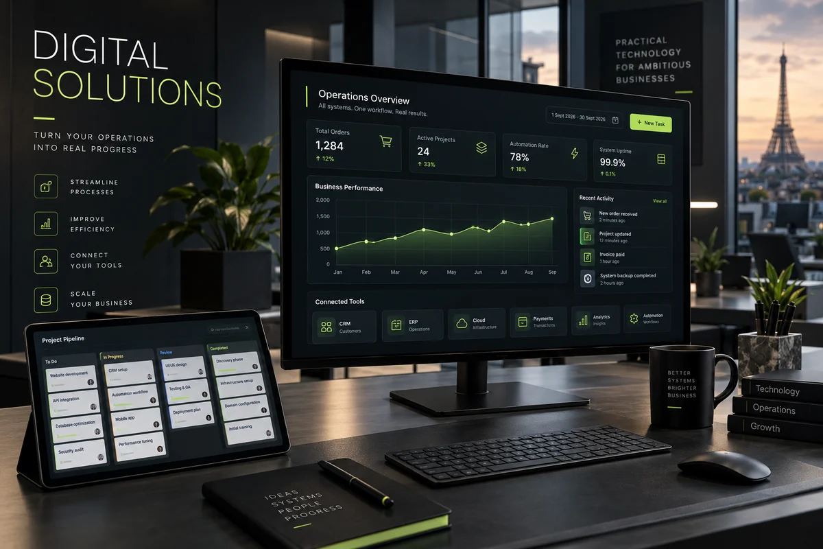 Illustration: practical digital solutions for operations